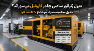 مصرف سوخت دیزل ژنراتور